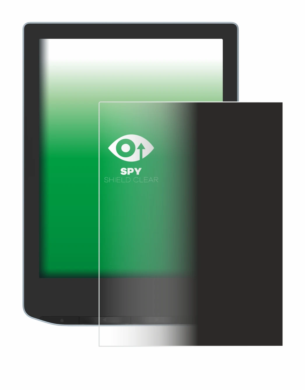Imagen del dispositivo Vivlio Light con una amplia variedad de protectores de pantalla.