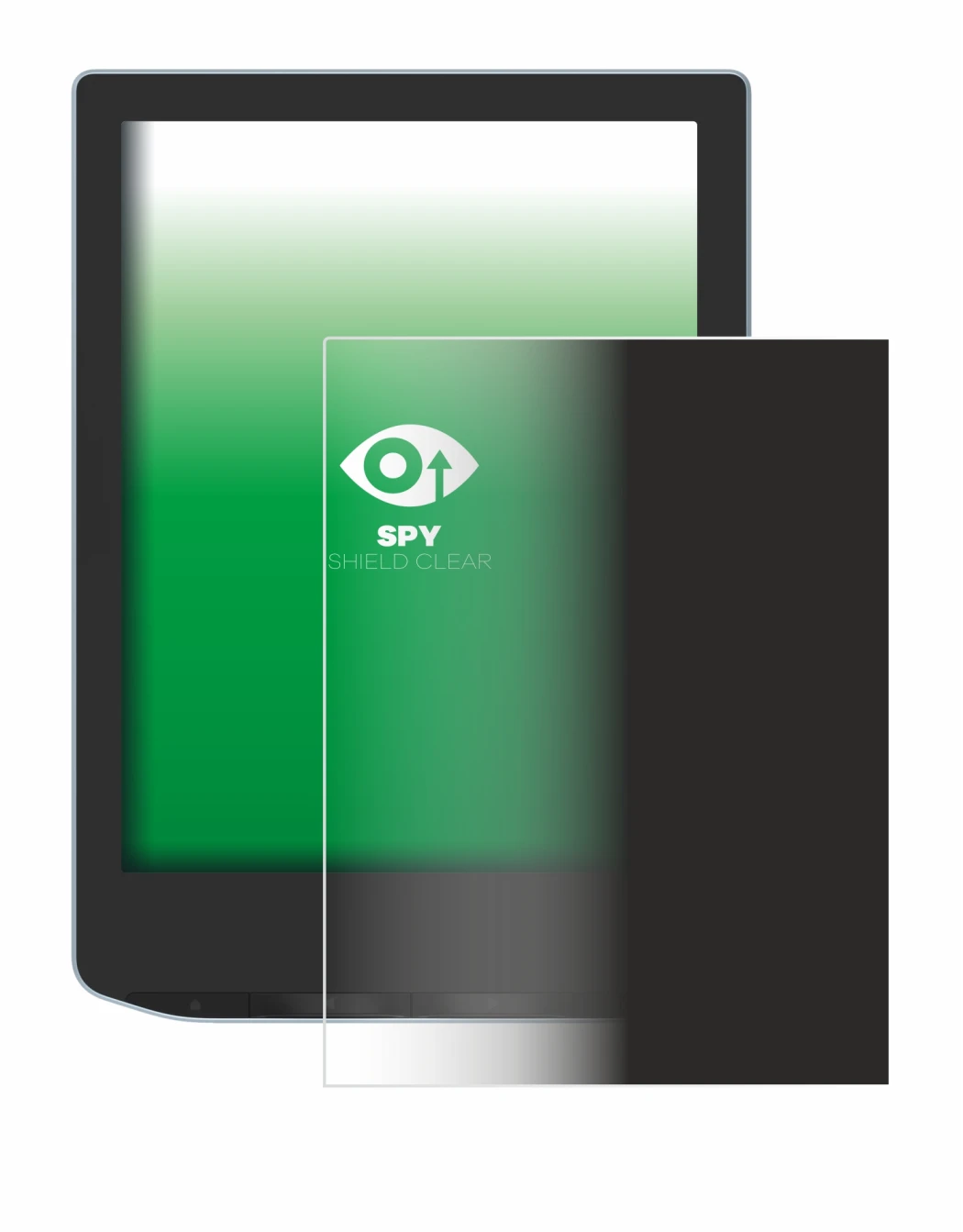 Imagen del dispositivo Vivlio Light HD con una amplia variedad de protectores de pantalla.