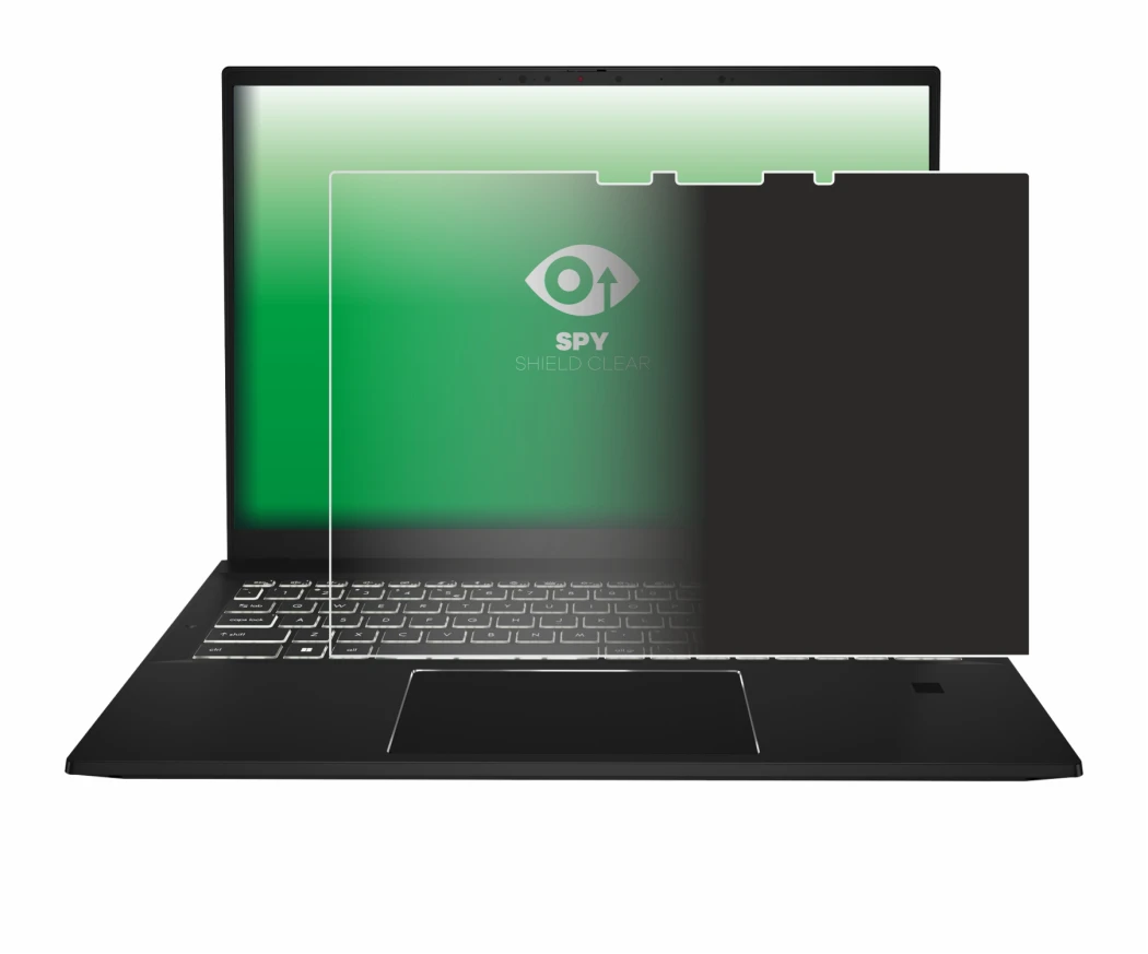 Imagen del dispositivo MSI Summit E16 AI Studio con una amplia variedad de protectores de pantalla.