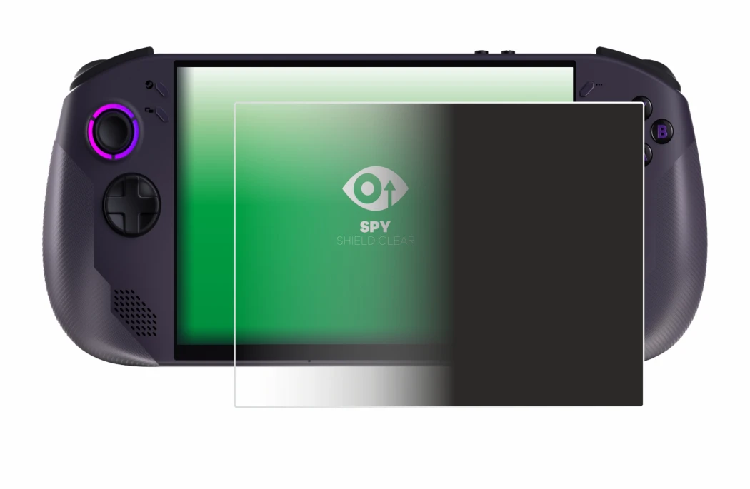 Imagen del dispositivo Lenovo Legion Go S con una amplia variedad de protectores de pantalla.