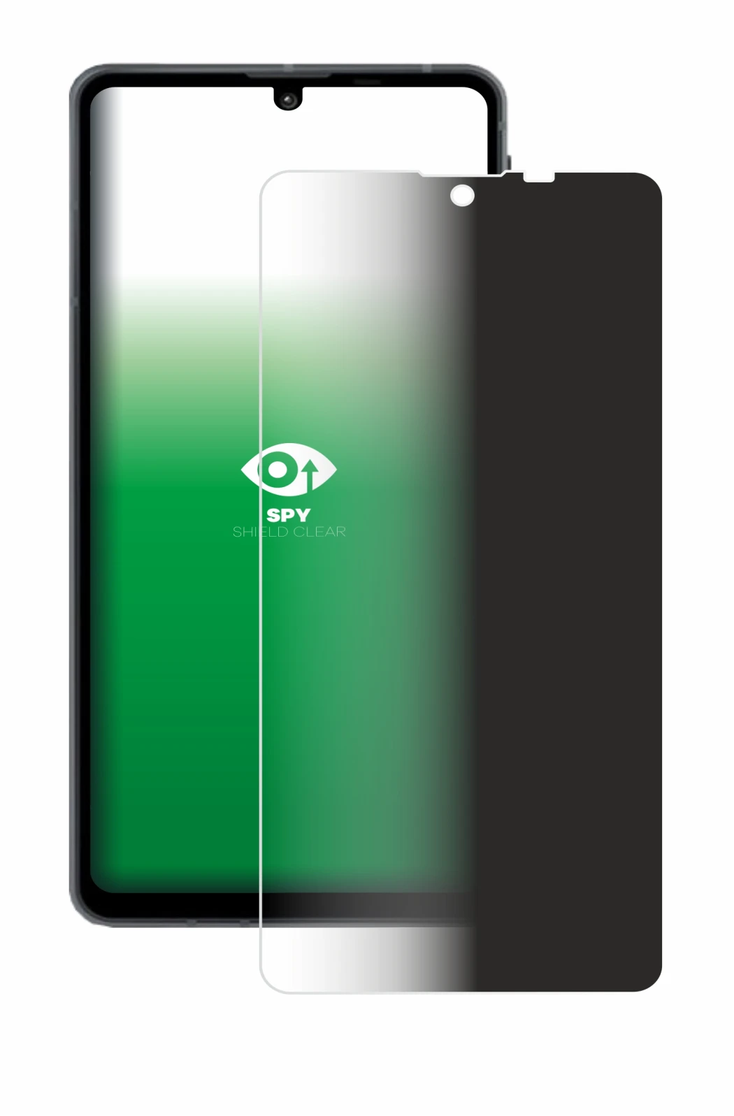 Imagen del dispositivo Sharp Aquos Sense 8 con una amplia variedad de protectores de pantalla.