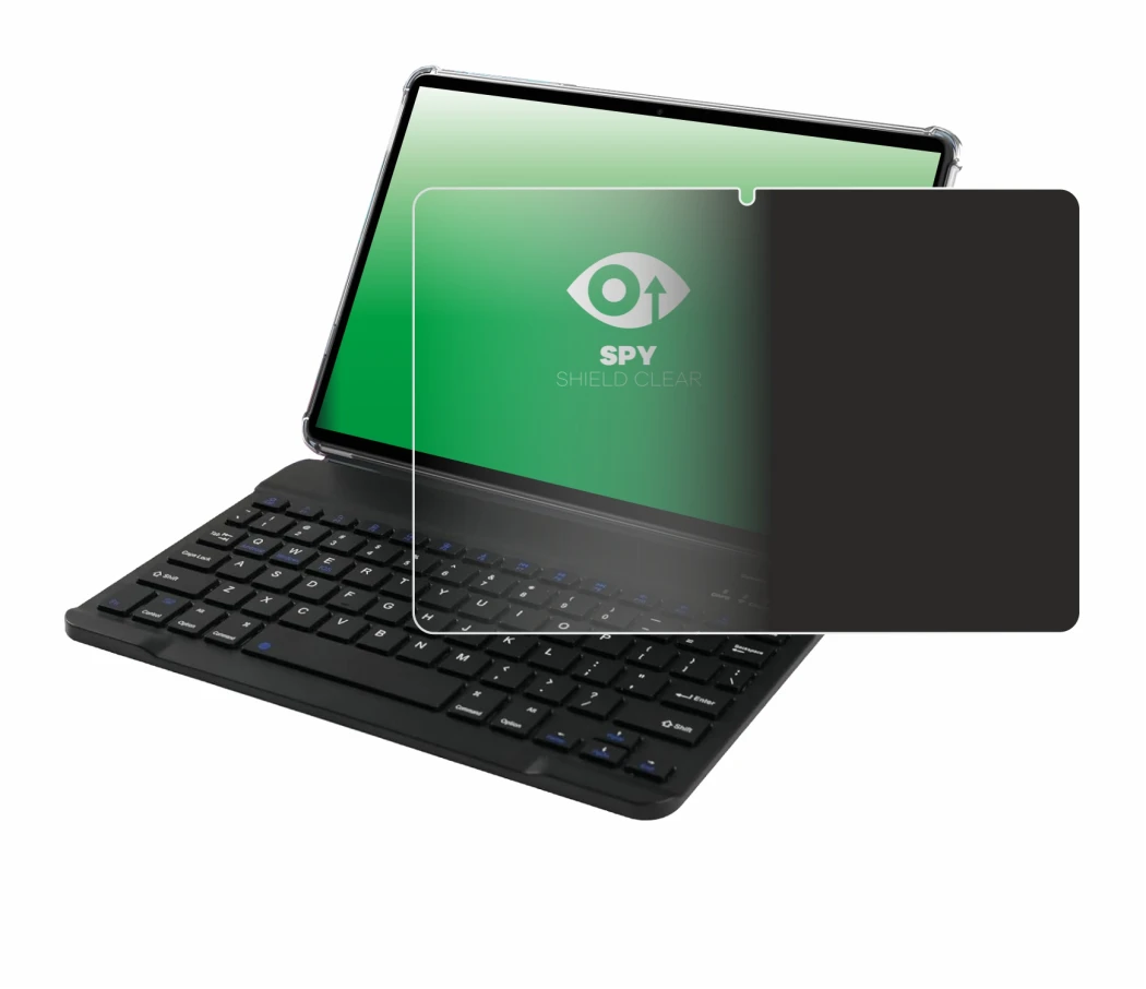 Imagen del dispositivo Tabwee T90 con una amplia variedad de protectores de pantalla.