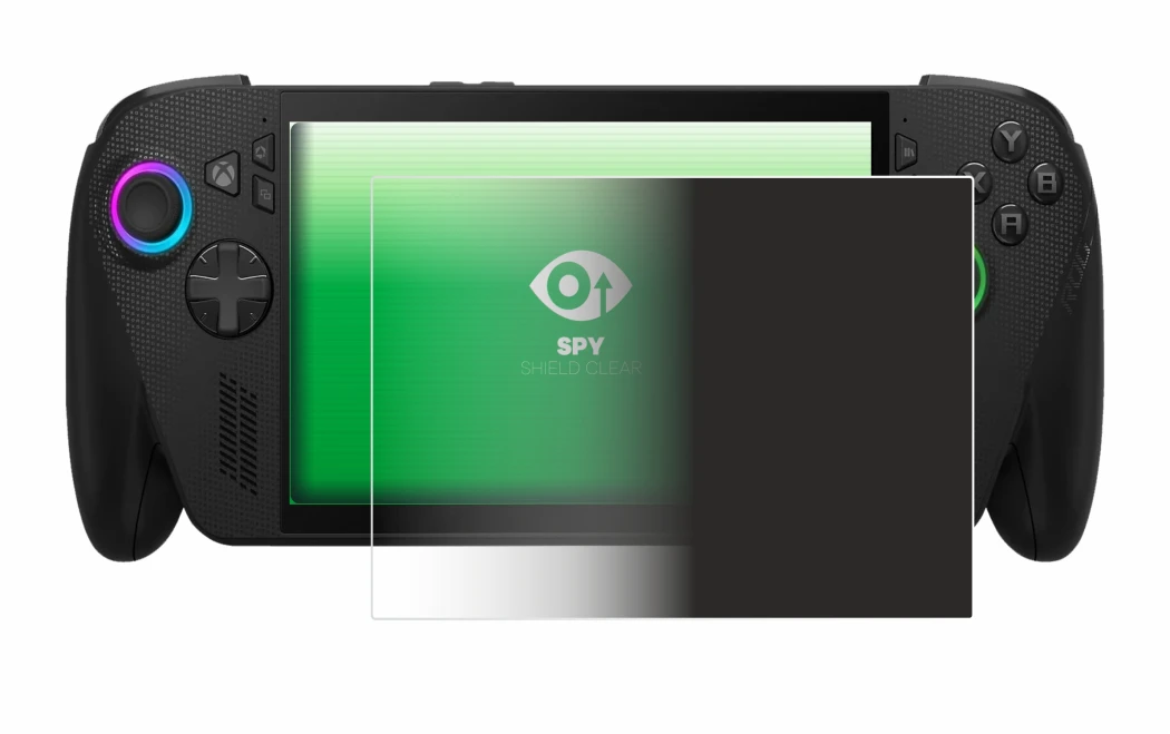 Imagen del dispositivo ASUS ROG Xbox Ally X con una amplia variedad de protectores de pantalla.