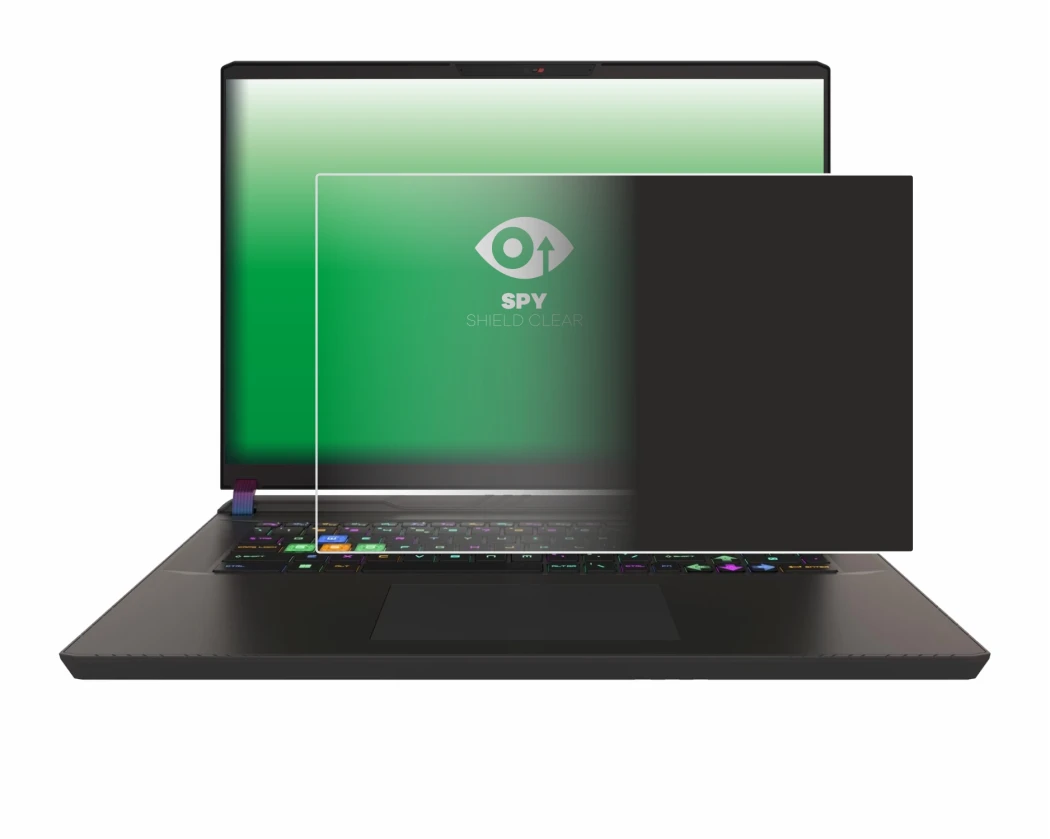 Imagen del dispositivo MSI Vector 17 HX con una amplia variedad de protectores de pantalla.