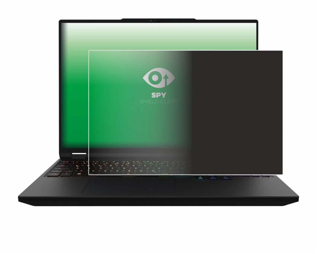 Imagen del dispositivo XMG Apex 16 Max con una amplia variedad de protectores de pantalla.