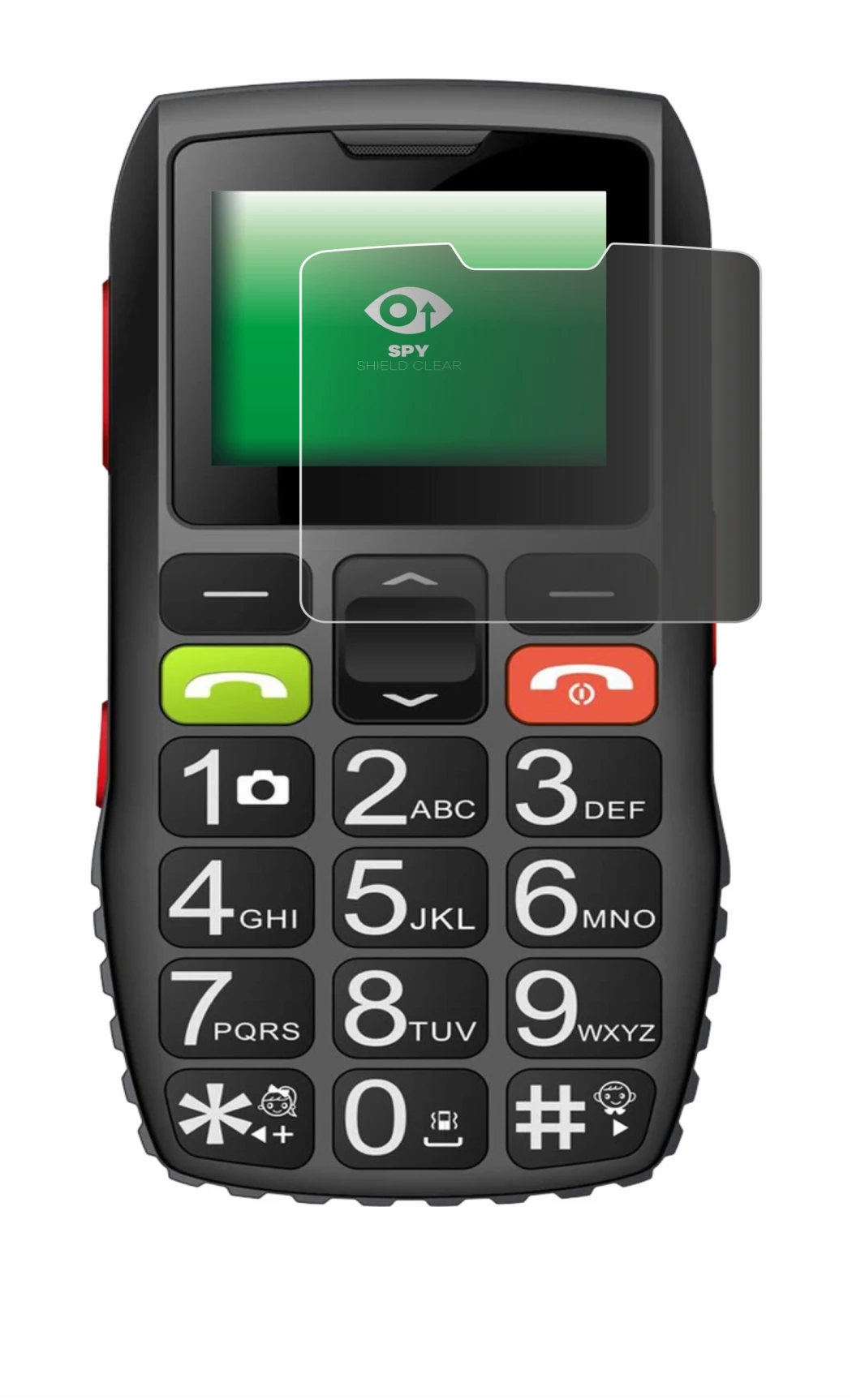 Imagen del dispositivo artfone C1 con una amplia variedad de protectores de pantalla.