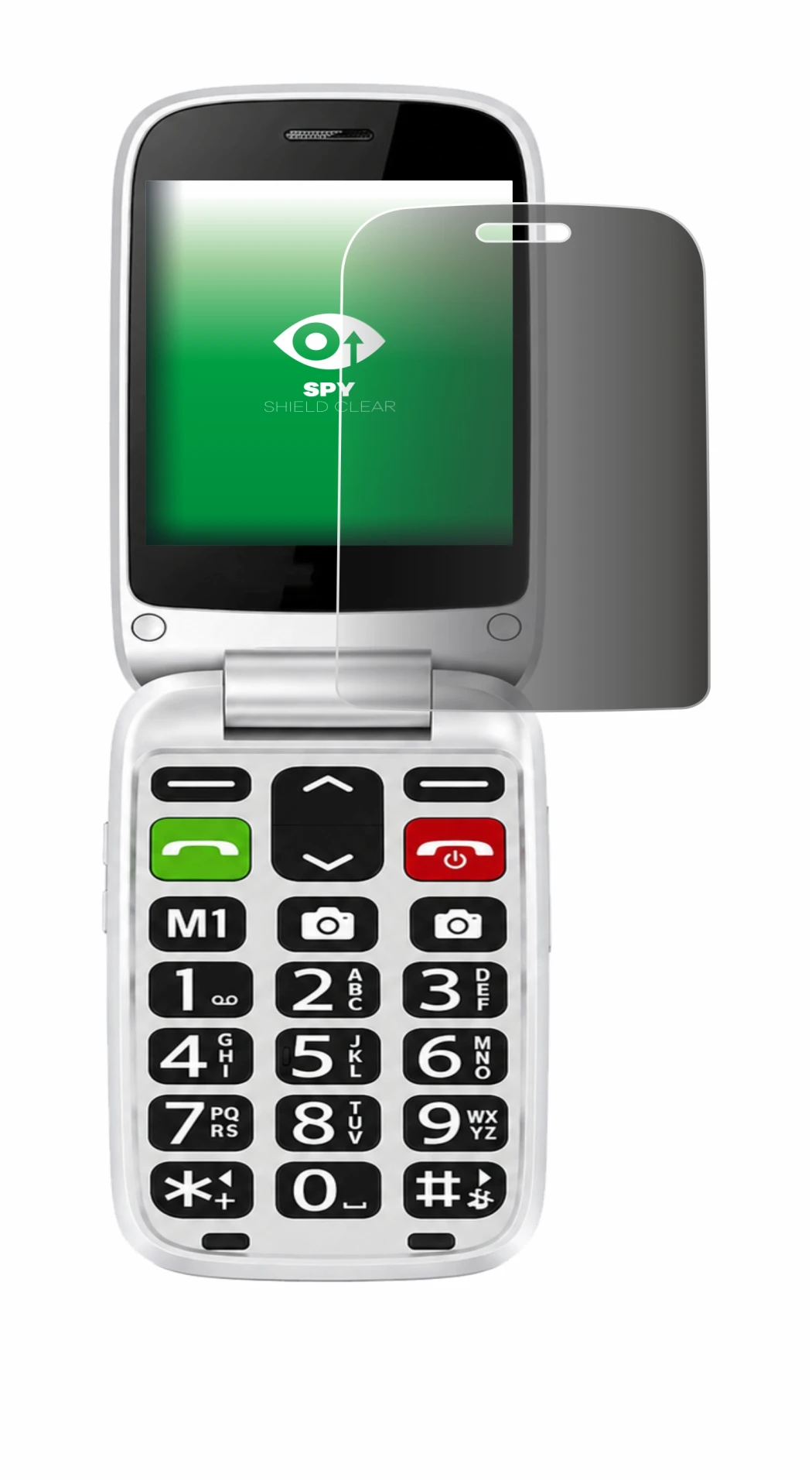 Imagen del dispositivo true S70 con una amplia variedad de protectores de pantalla.