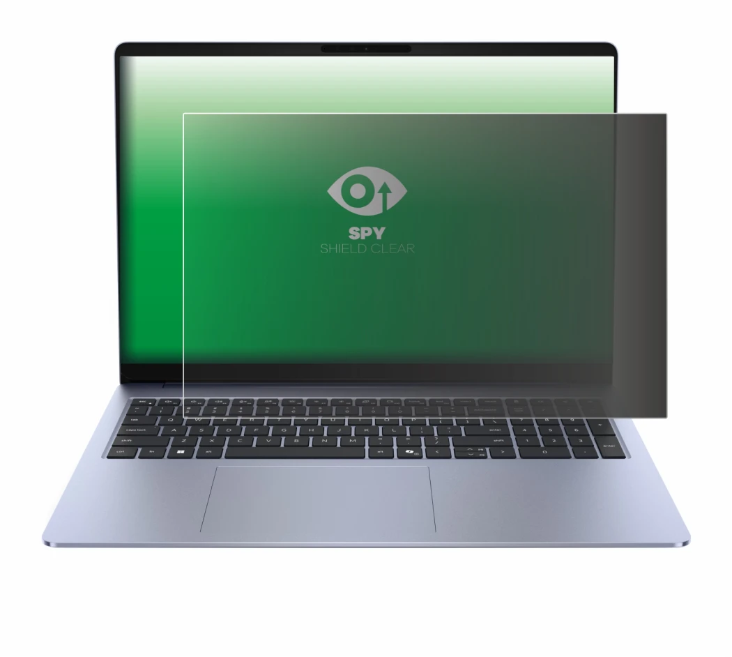 Imagen del dispositivo Dell 16S con una amplia variedad de protectores de pantalla.