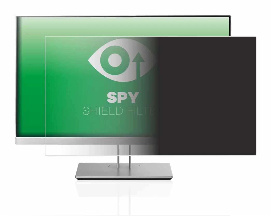 Imagen del dispositivo HP EliteDisplay E233 con una amplia variedad de protectores de pantalla.