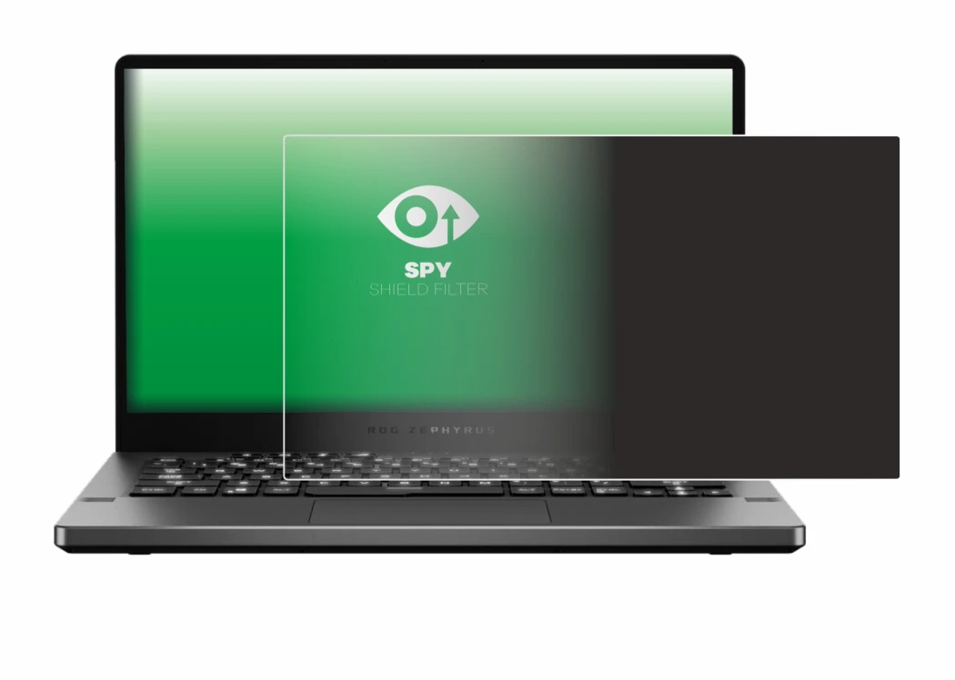 Imagen del dispositivo ASUS ROG Zephyrus G14 GA401 con una amplia variedad de protectores de pantalla.