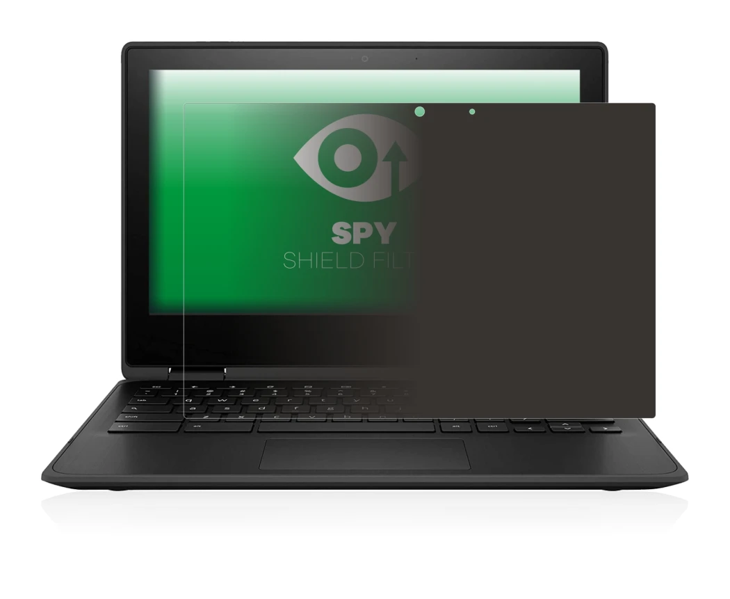 Imagen del dispositivo HP Chromebook x360 11 G3 con una amplia variedad de protectores de pantalla.