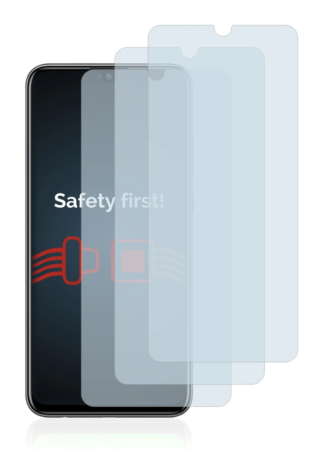 Imagen del dispositivo Huawei P smart 2020 con una amplia variedad de protectores de pantalla.