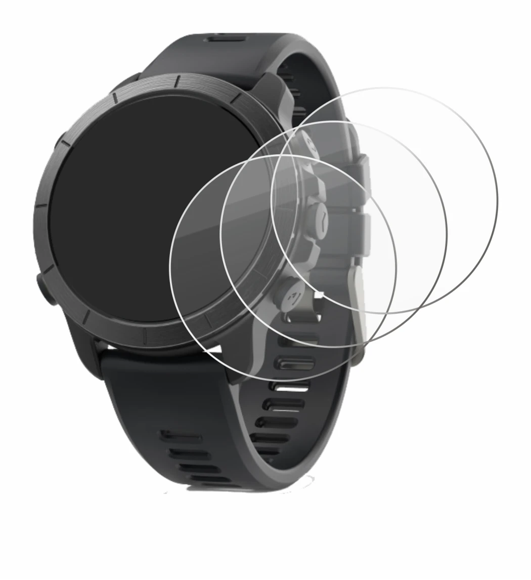 Imagen del dispositivo Wahoo Elemnt Rival con una amplia variedad de protectores de pantalla.