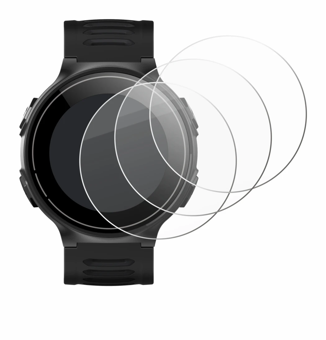 Imagen del dispositivo Kiprun GPS 500 Coros con una amplia variedad de protectores de pantalla.