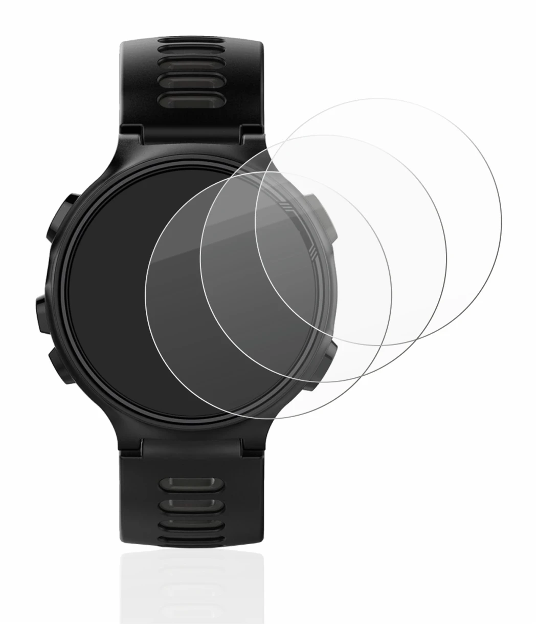 Imagen del dispositivo Garmin Forerunner 735XT con una amplia variedad de protectores de pantalla.
