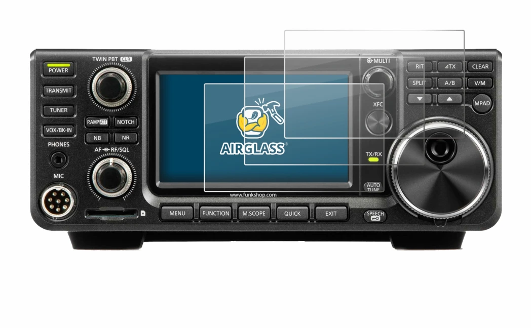Imagen del dispositivo Icom IC-7300 con una amplia variedad de protectores de pantalla.