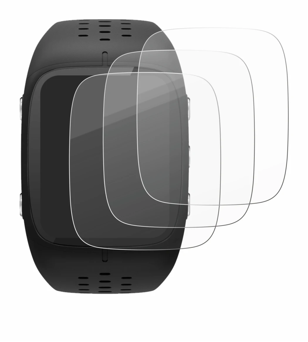 Imagen del dispositivo Polar M430 con una amplia variedad de protectores de pantalla.