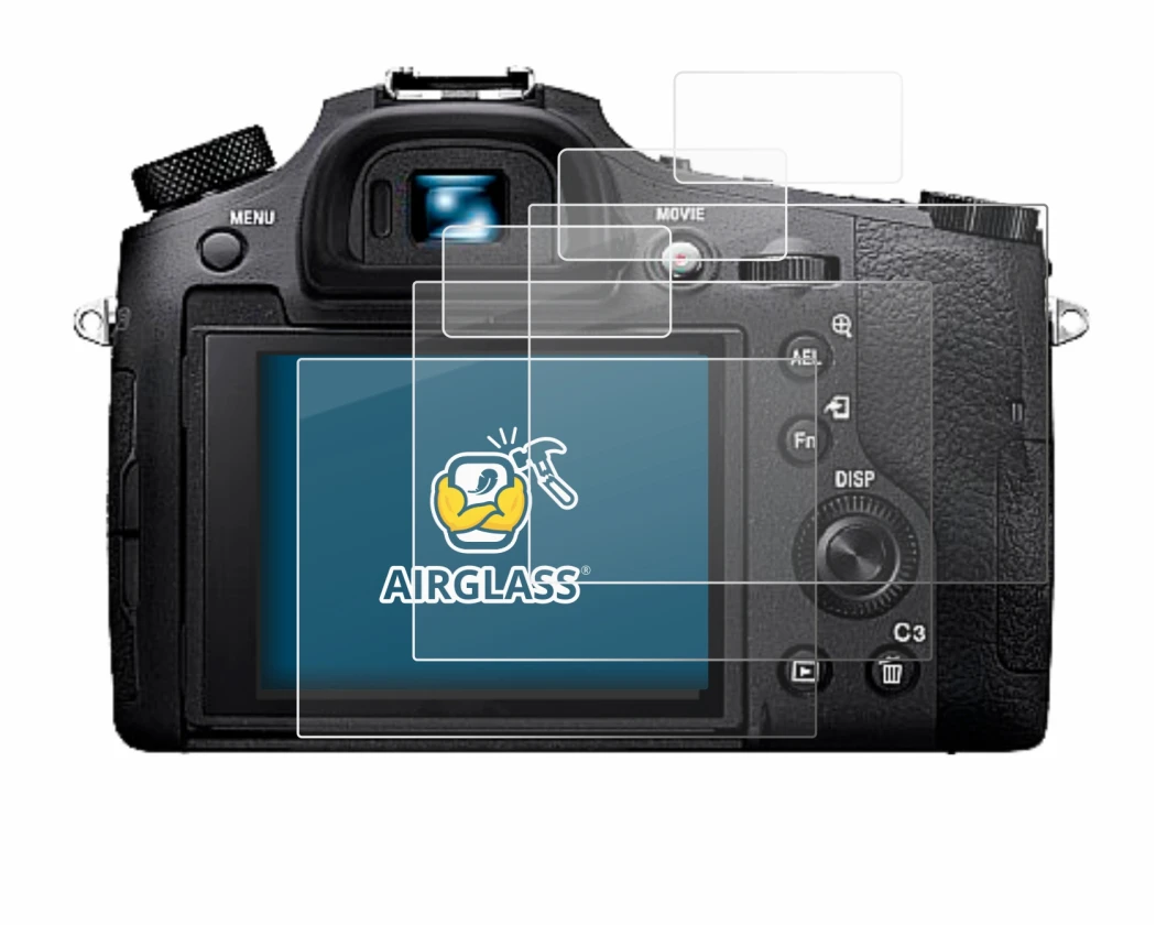 Imagen del dispositivo Sony Cyber-Shot DSC-RX10 IV con una amplia variedad de protectores de pantalla.