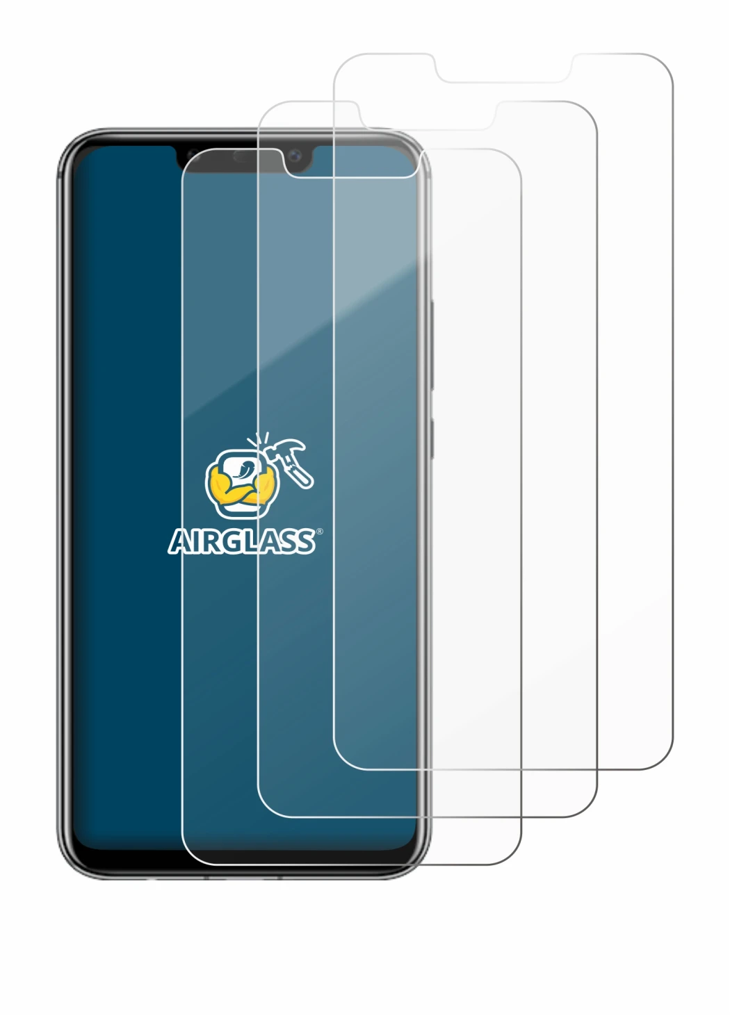 Imagen del dispositivo Huawei Mate 20 lite con una amplia variedad de protectores de pantalla.
