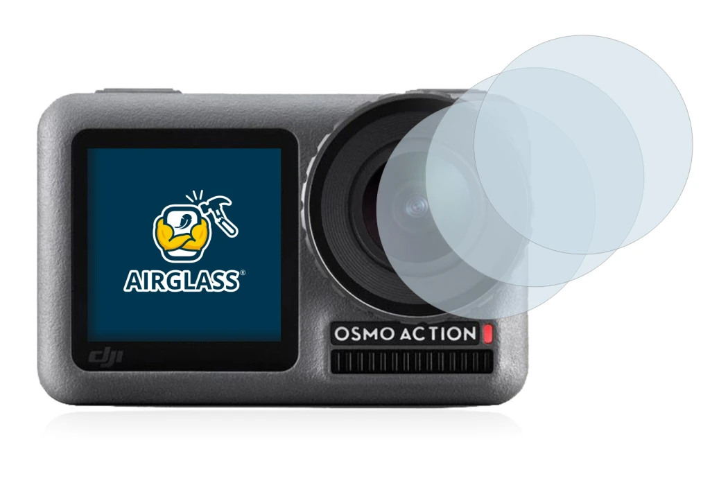 Imagen del dispositivo DJI Osmo Action (Lente) con una amplia variedad de protectores de pantalla.