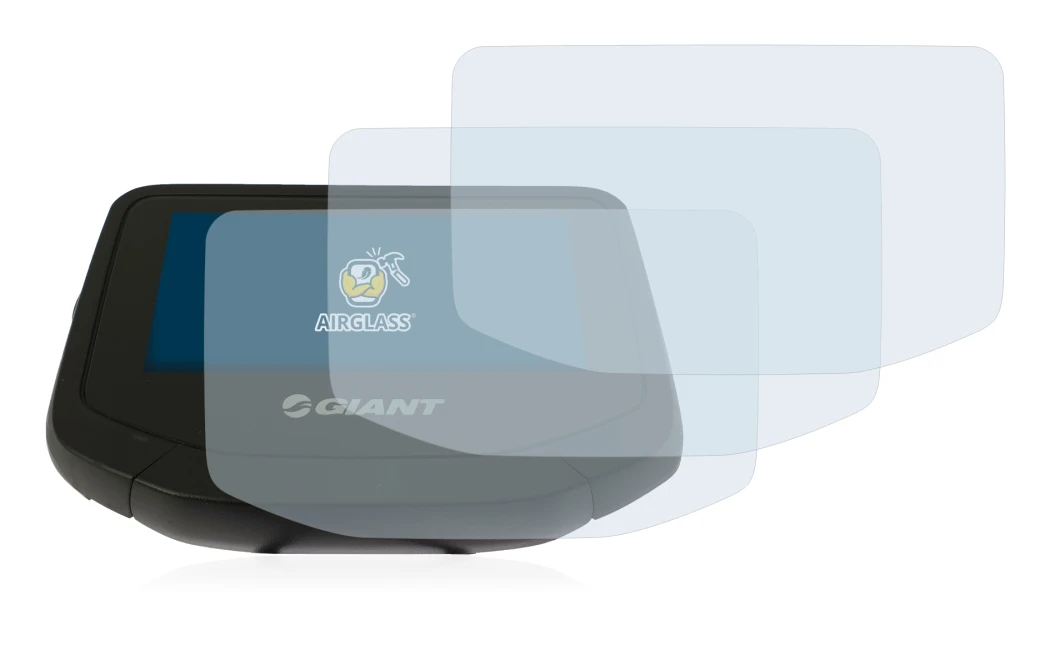 Imagen del dispositivo Giant RideControl Evo con una amplia variedad de protectores de pantalla.