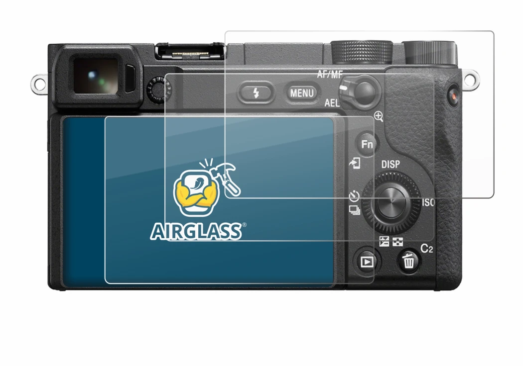 Imagen del dispositivo Sony Alpha 6100 con una amplia variedad de protectores de pantalla.
