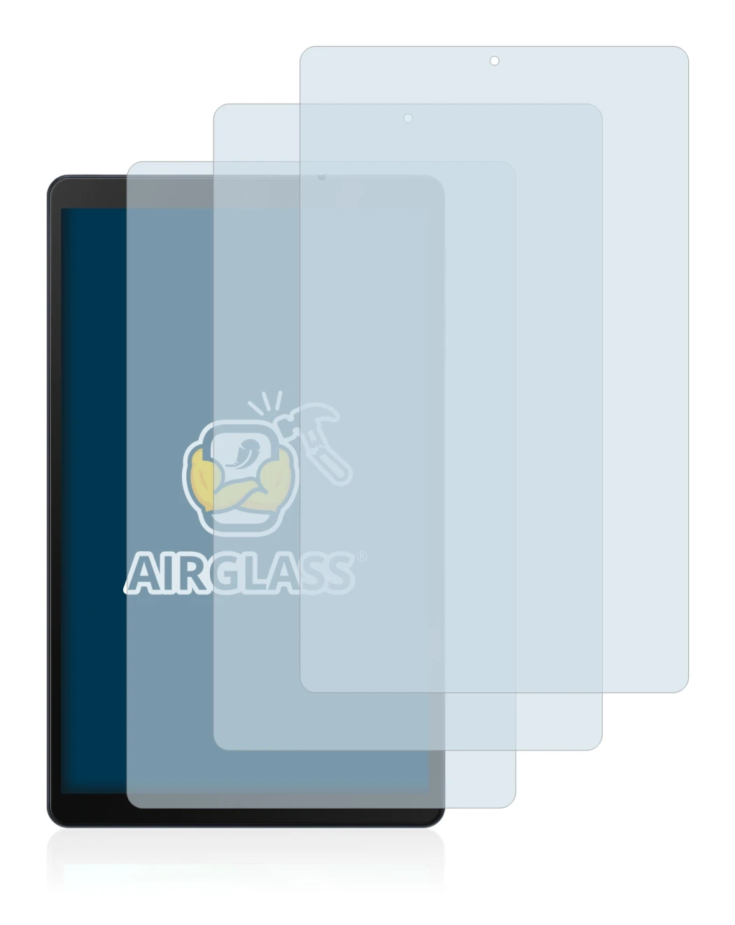 Imagen del dispositivo Samsung Galaxy Tab A 10.1 LTE 2019 con una amplia variedad de protectores de pantalla.