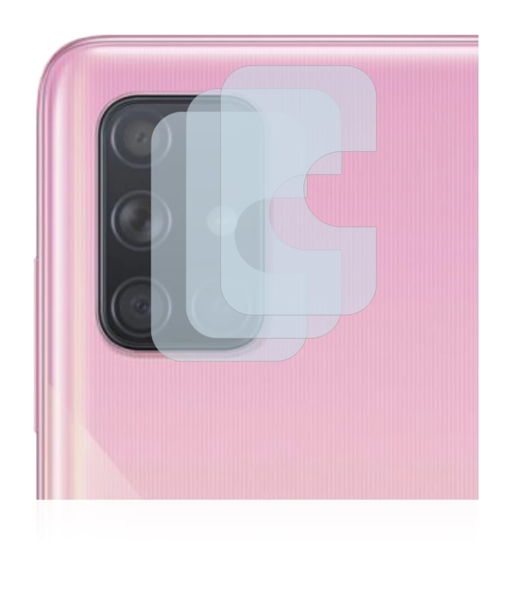 Imagen del dispositivo Samsung Galaxy A71 (SÓLO Cámara) con una amplia variedad de protectores de pantalla.