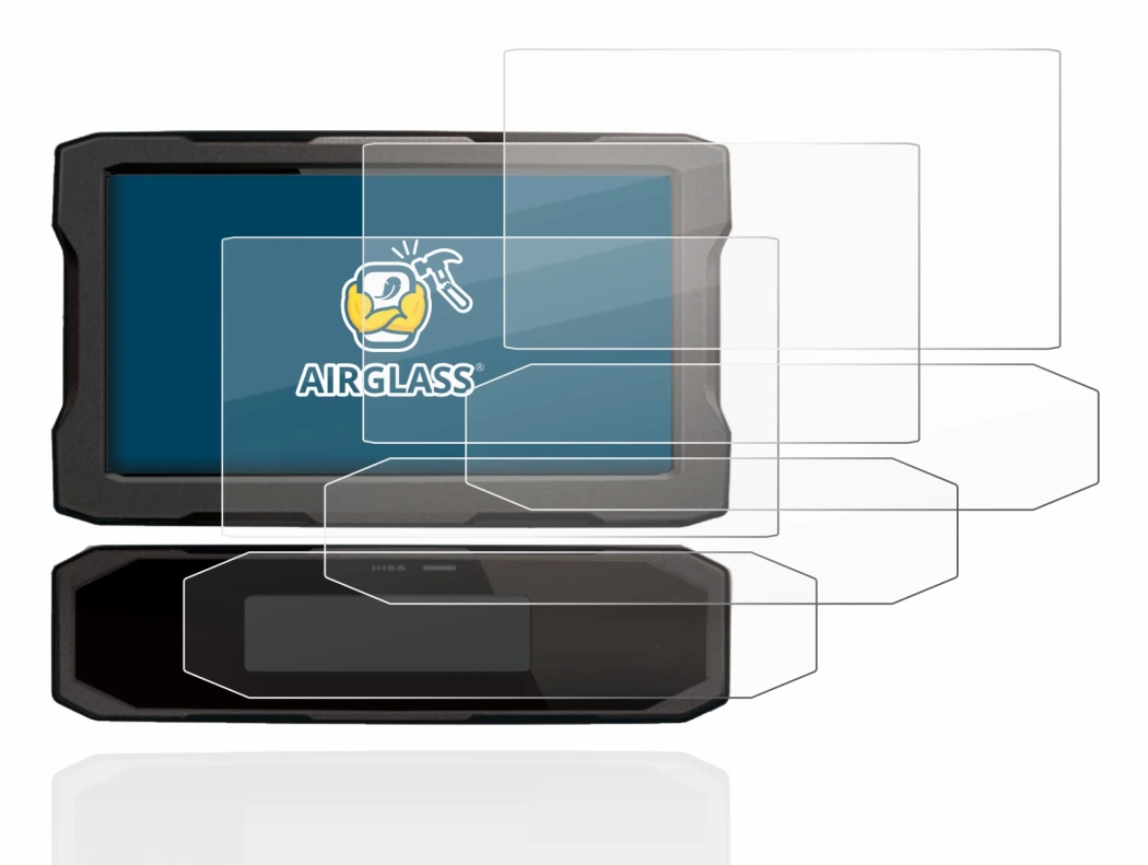 Imagen del dispositivo Honda CRF1100L 2020 Pantalla del velocímetro con una amplia variedad de protectores de pantalla.