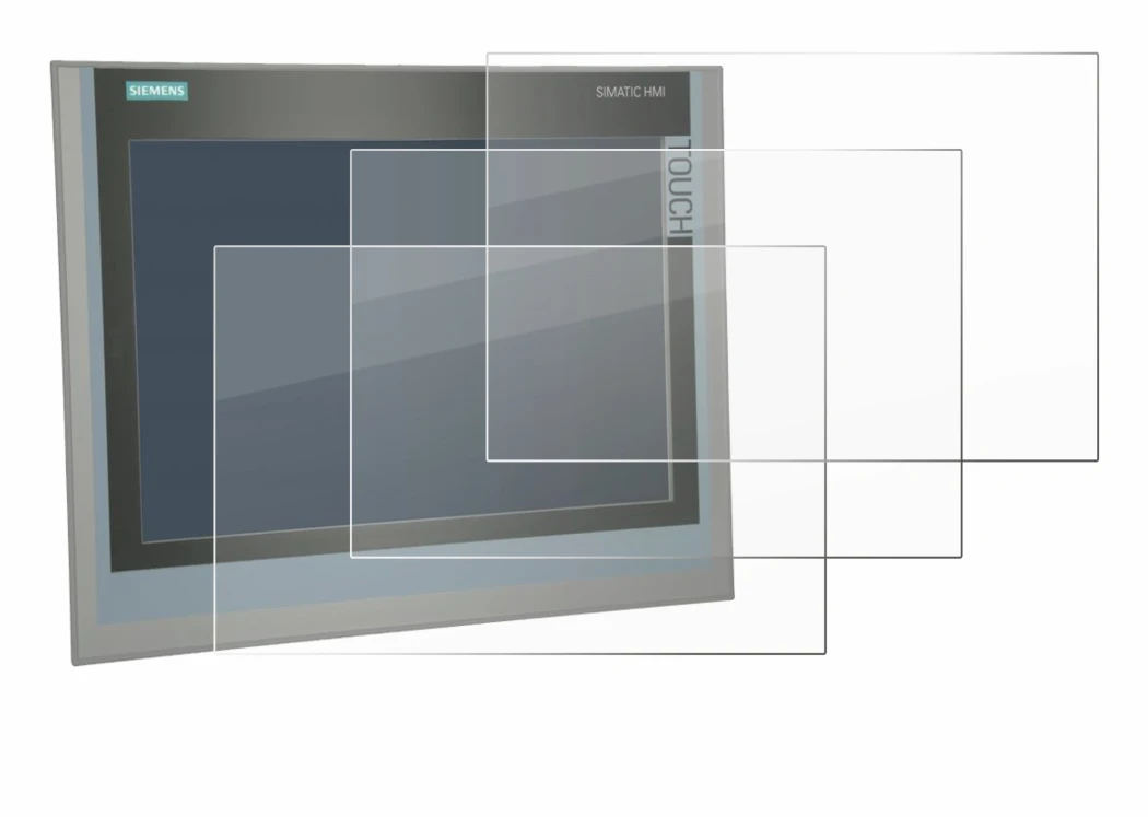 Imagen del dispositivo Siemens Simatic HMI TP 1500 Comfort con una amplia variedad de protectores de pantalla.