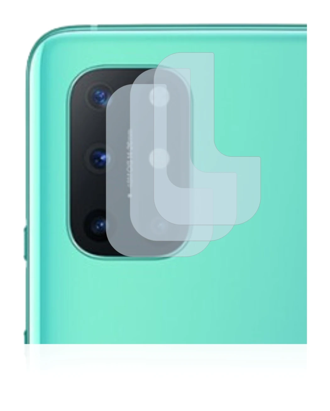 Imagen del dispositivo OnePlus 8T (SÓLO Cámara) con una amplia variedad de protectores de pantalla.