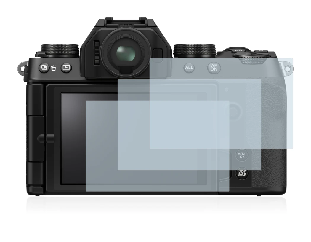 Imagen del dispositivo Fujifilm X-S10 con una amplia variedad de protectores de pantalla.