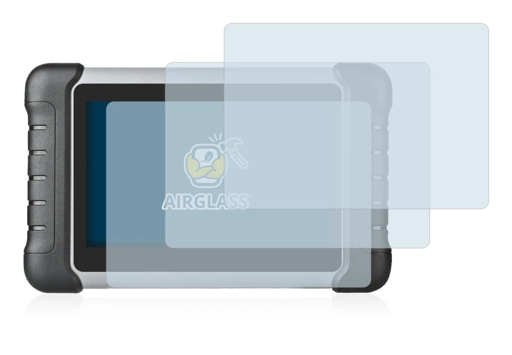 Imagen del dispositivo Autel MaxiCOM MK808 con una amplia variedad de protectores de pantalla.