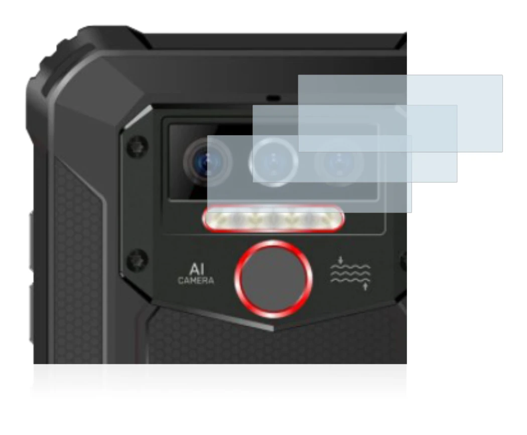 Imagen del dispositivo Oukitel WP5 Pro (SÓLO Cámara) con una amplia variedad de protectores de pantalla.