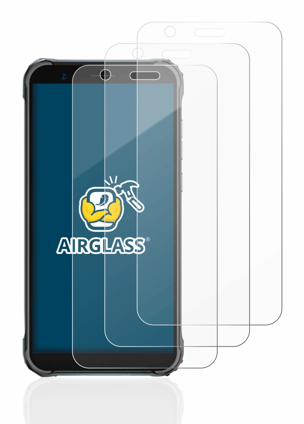 Imagen del dispositivo Blackview BV4900 Pro con una amplia variedad de protectores de pantalla.