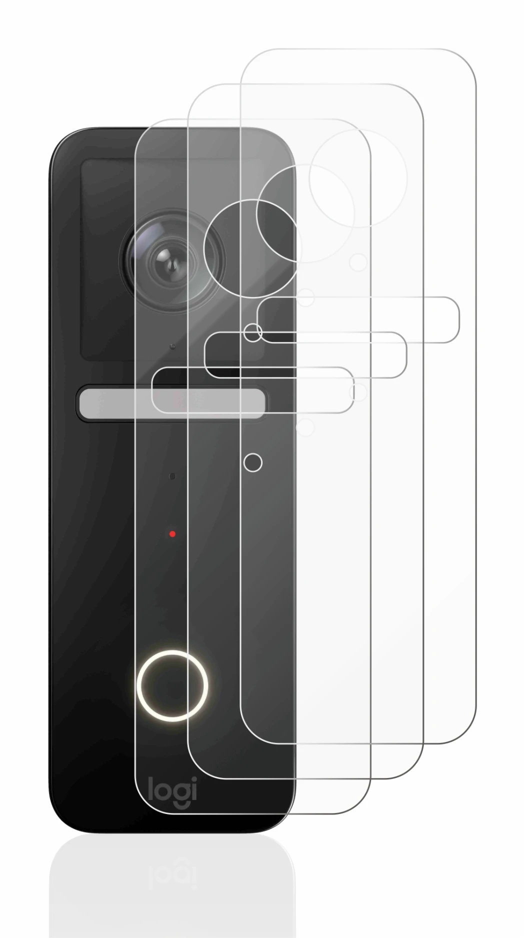 Imagen del dispositivo Logitech Circle View Doorbell con una amplia variedad de protectores de pantalla.