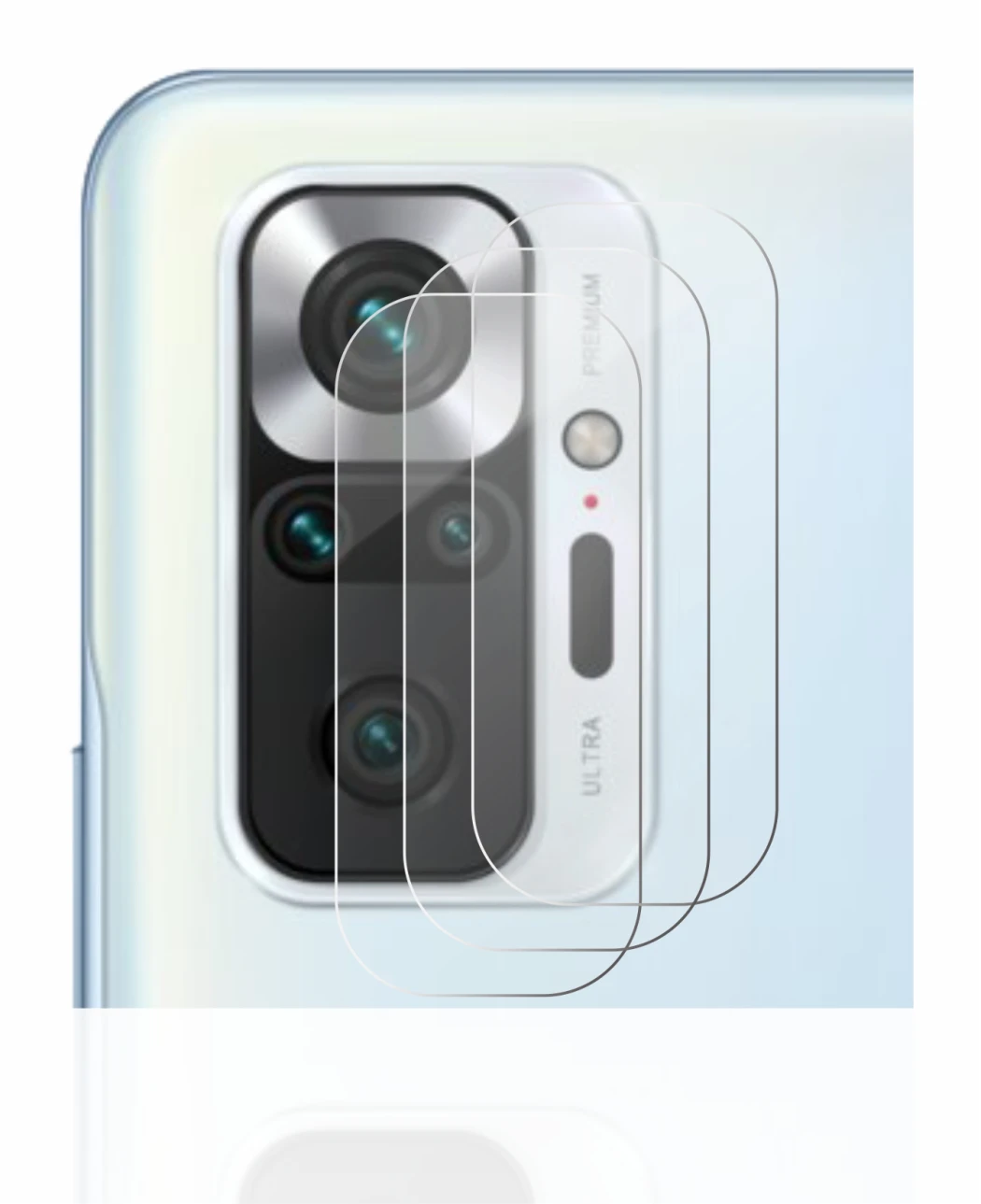 Imagen del dispositivo Xiaomi Redmi Note 10 Pro (SÓLO Cámara) con una amplia variedad de protectores de pantalla.