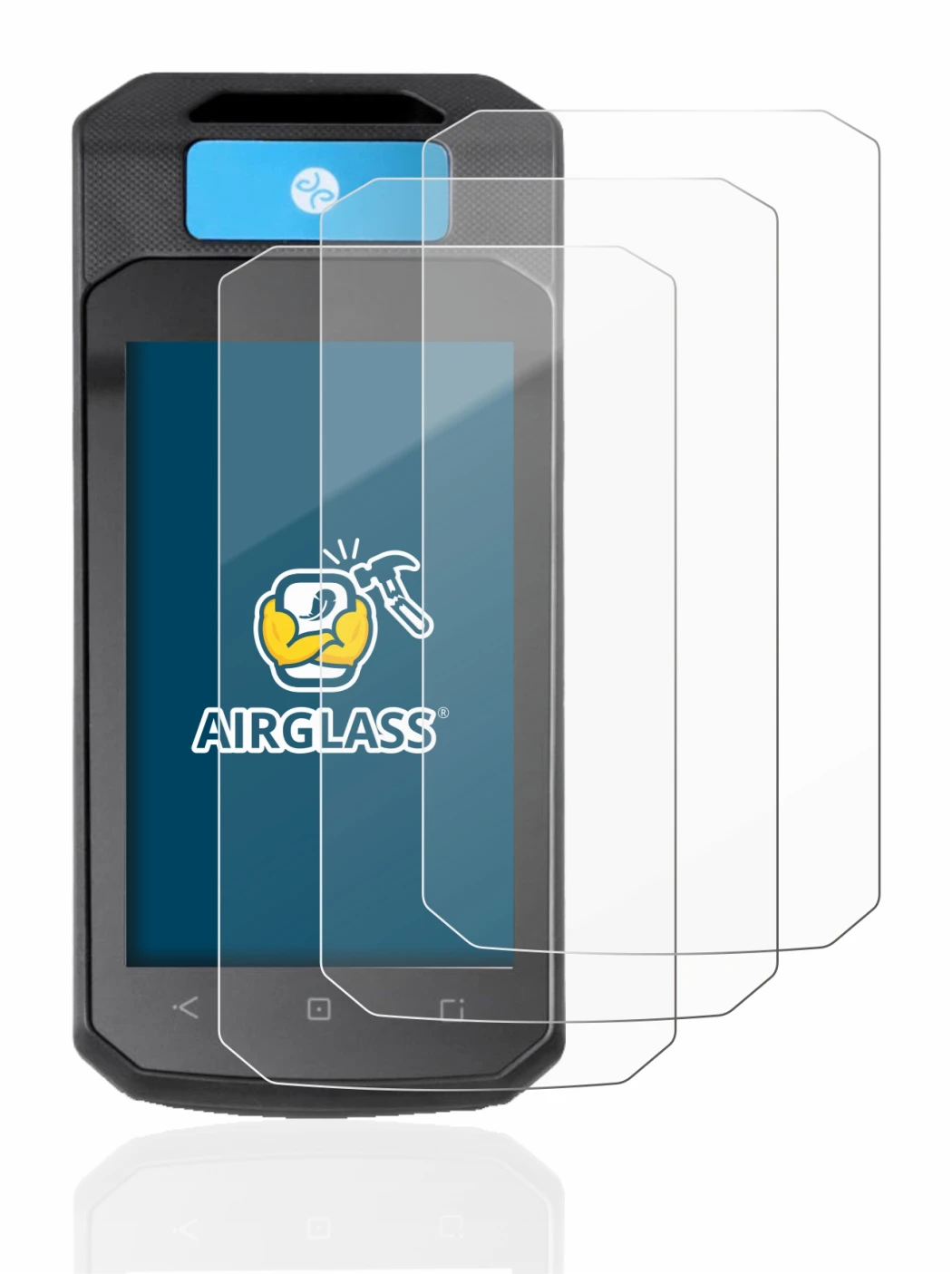 Imagen del dispositivo Accu-Chek Insight mit DBLG1 con una amplia variedad de protectores de pantalla.