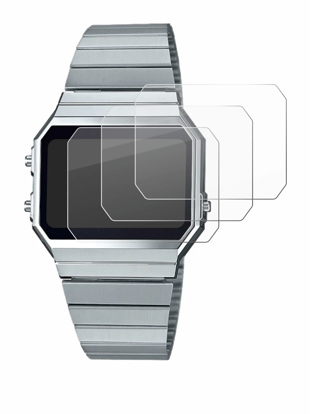 Imagen del dispositivo Casio A700WE con una amplia variedad de protectores de pantalla.