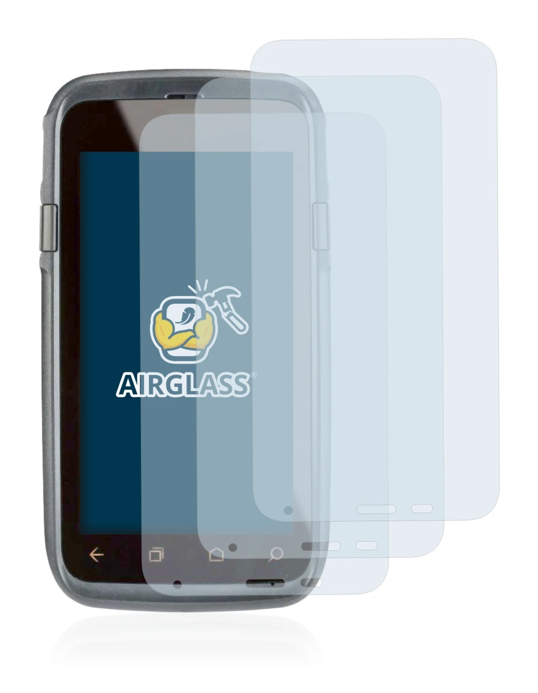 Imagen del dispositivo Honeywell Dolphin CT60 XP con una amplia variedad de protectores de pantalla.