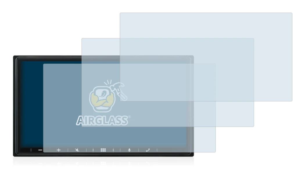 Imagen del dispositivo Alpine iLX-W690D con una amplia variedad de protectores de pantalla.