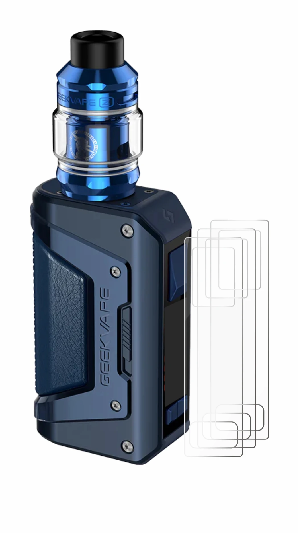 Imagen del dispositivo GeekVape Aegis Legend 2 L200 con una amplia variedad de protectores de pantalla.