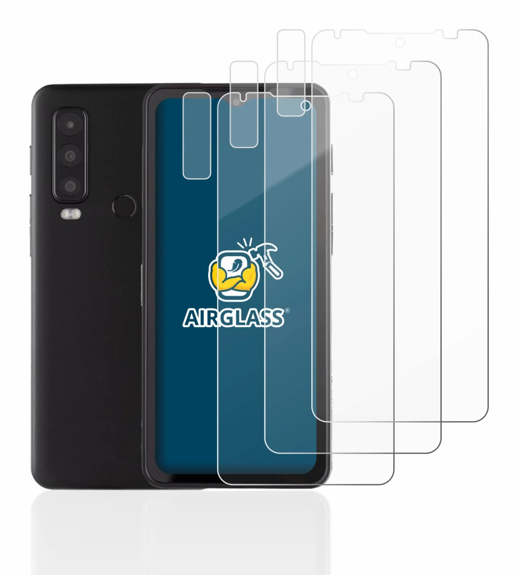 Imagen del dispositivo Caterpillar Cat S75 (Frontal+Cámara) con una amplia variedad de protectores de pantalla.