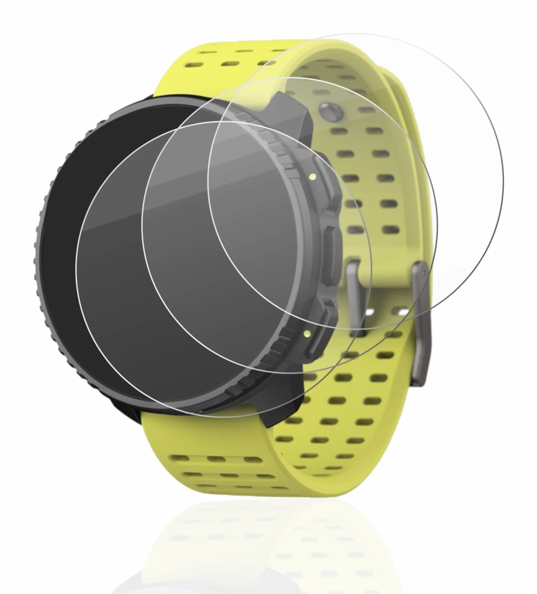 Imagen del dispositivo Suunto Vertical con una amplia variedad de protectores de pantalla.