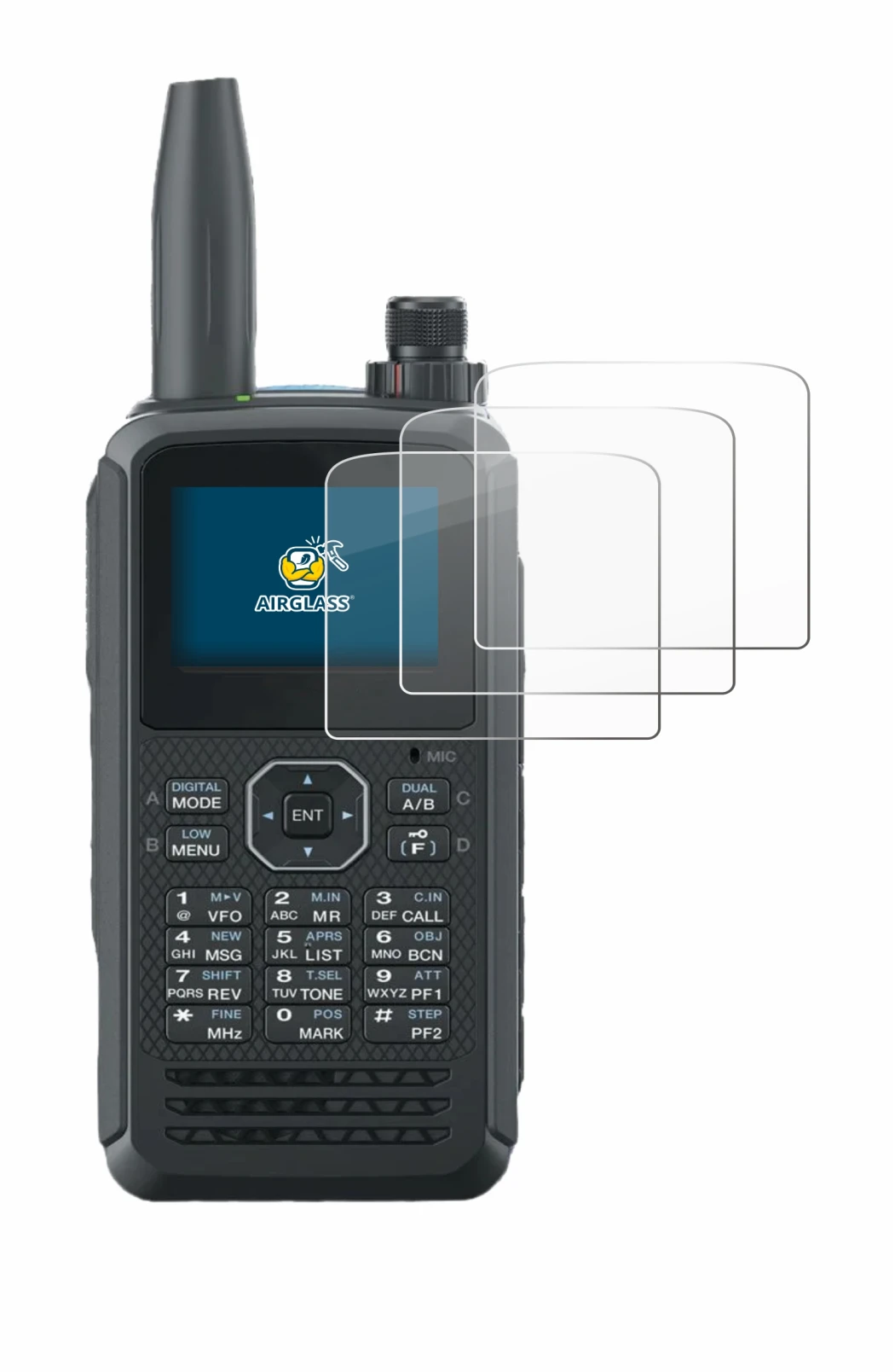 Imagen del dispositivo Kenwood TH-D75E D-Star con una amplia variedad de protectores de pantalla.