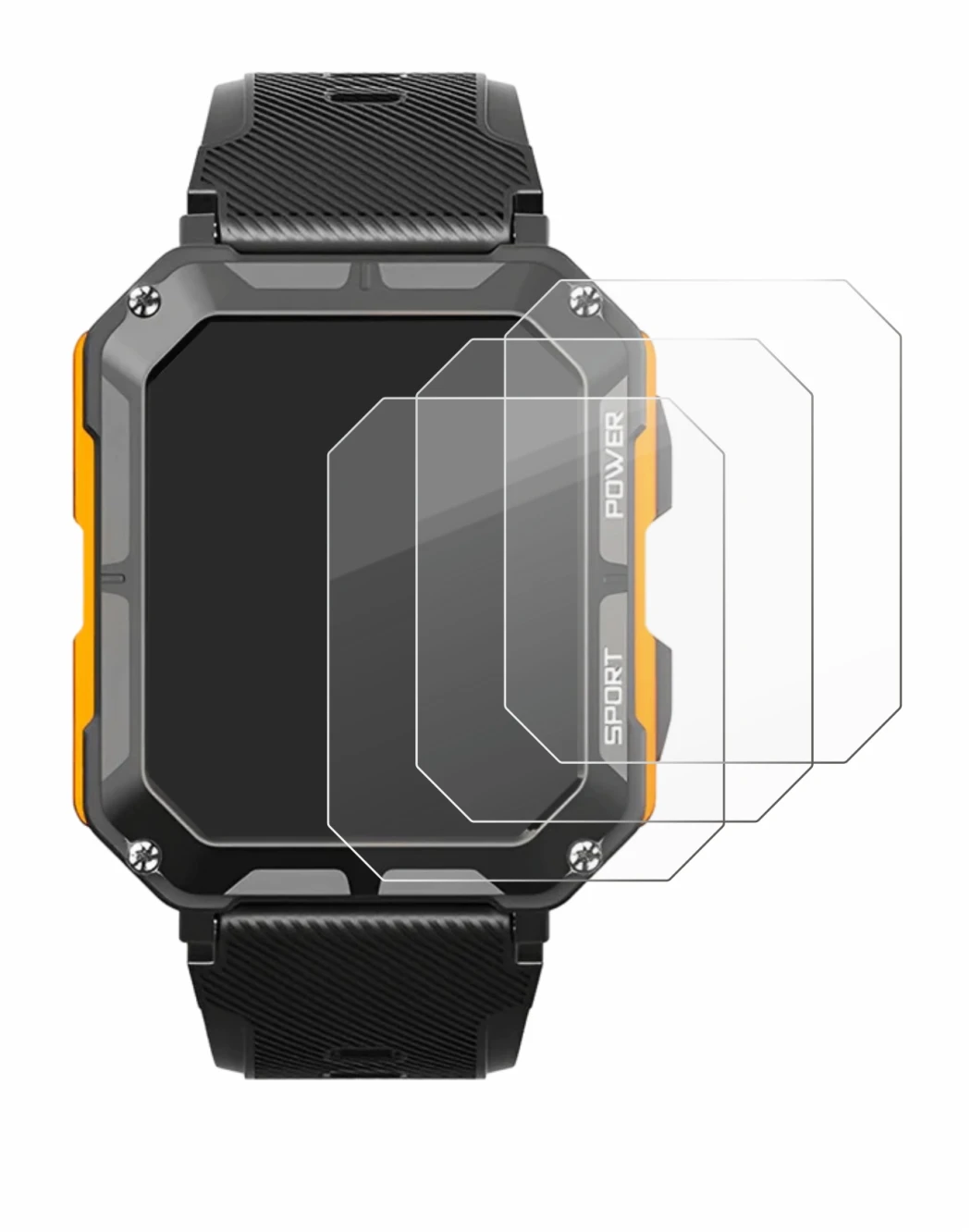 Imagen del dispositivo Njord Gear The Indestructible Smartwatch con una amplia variedad de protectores de pantalla.