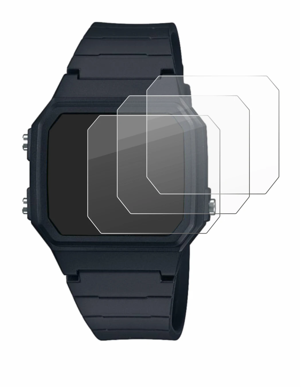 Imagen del dispositivo Casio W-217H-1AVCF con una amplia variedad de protectores de pantalla.