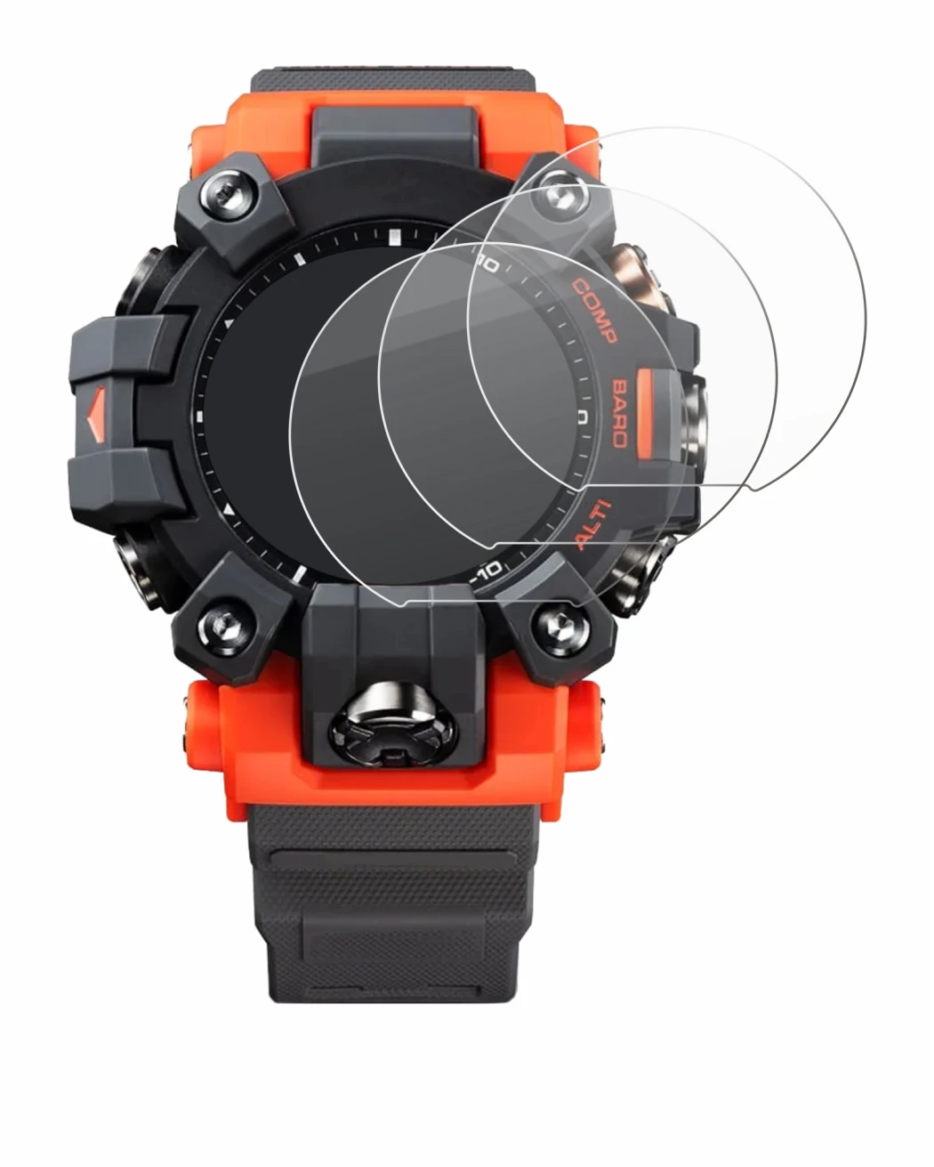 Imagen del dispositivo Casio G-Shock GW-9500 con una amplia variedad de protectores de pantalla.