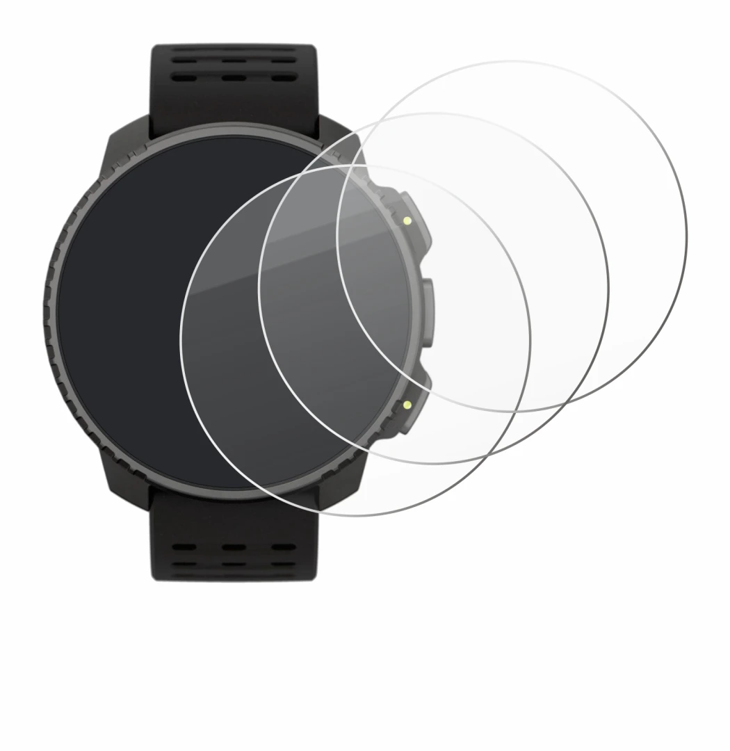 Imagen del dispositivo Suunto Vertical Solar con una amplia variedad de protectores de pantalla.