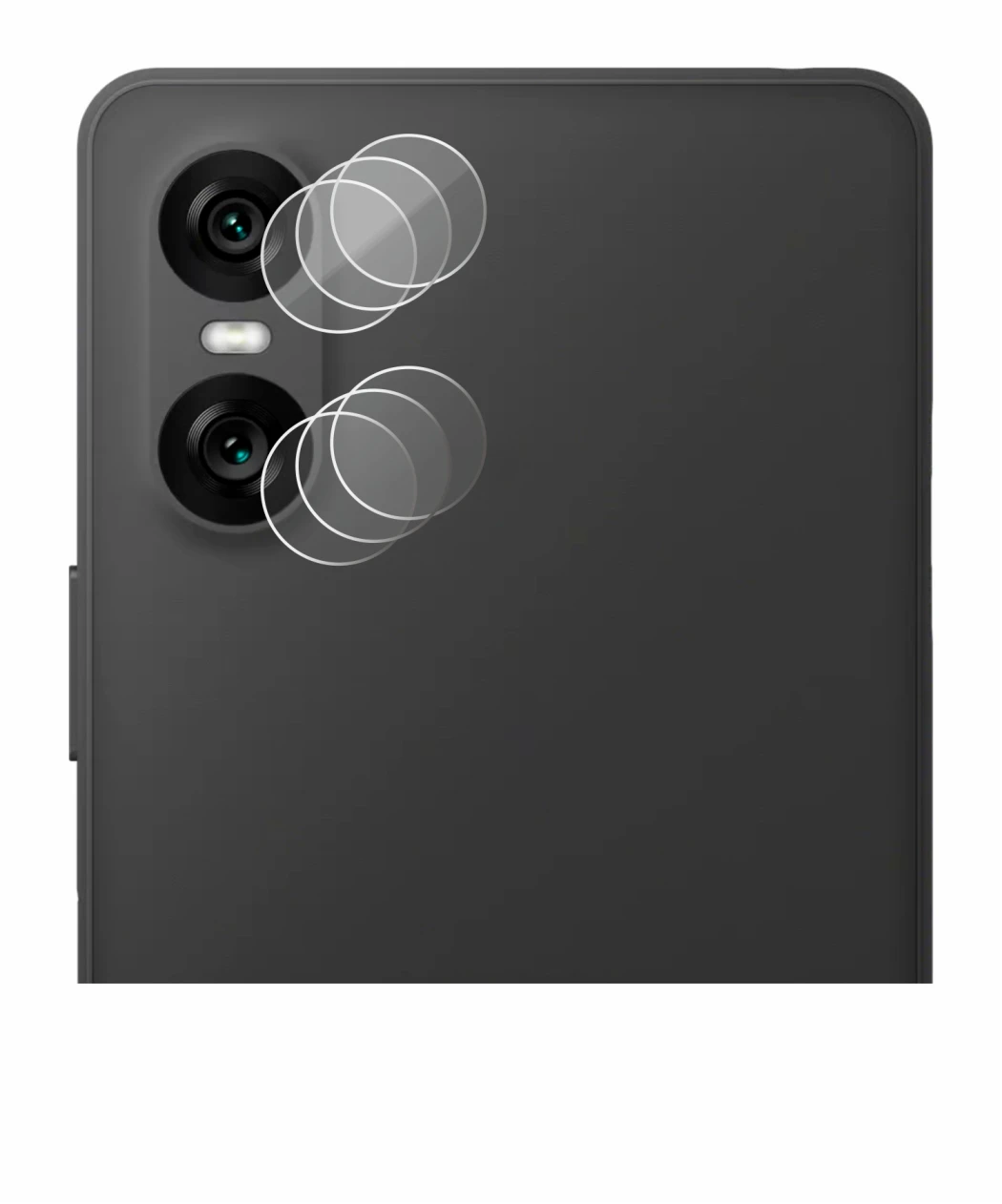 Imagen del dispositivo Sony Xperia 10 VI (SÓLO Cámara) con una amplia variedad de protectores de pantalla.